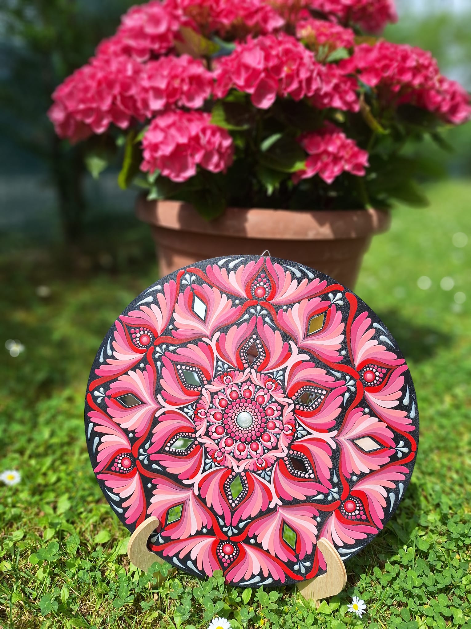 Mandala Fiore Rosa